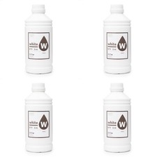 Premium DTF Ink Bottle Refill Set 4000ML(1000ml x 4)-Compatible w/DTF Film White picture