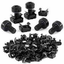 60 Pack M6 X 20 Mm Server Rack Screws Computer Rack Mount Screws Cage Nuts picture