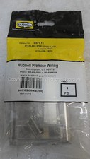 Hubbell SSFL11 Stainless Steel Face Plate 1 Gang 1 Port picture