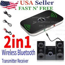 Bluetooth 5.0 Transmitter Receiver 2 IN 1 Wireless Audio 3.5mm Jack Aux Adapter picture