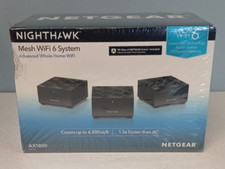 NETGEAR Nighthawk Mesh WiFi 6 System Advanced Whole Home Faster 4,500 sq ft  NEW picture