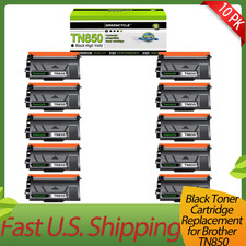 10 x TN850 TN-850 Toner Cartridges Replacement For Brother DCP-L5600DN Printer picture