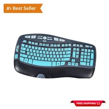 Ombre Mint Silicone Keyboard Cover for Logitech K350 MK550 MK570 - Slim & Sty... picture
