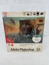 Vintage 1995 Adobe Photoshop 3.0 for Mac & Power Macintosh Floppy/CD - Used picture