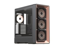 Formula V Line Air Power G10 Black Rose Gold Mid-Tower ATX PC Case, Adjustable picture