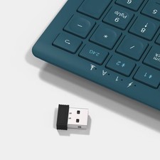 Full Size Rechargeable Keyboard with Scissor Switch - heyday picture