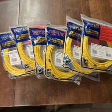 LOT OF 6 Trip-Lite N356-10M SCSC Fiber Optic Patch Cable Single Mode - 10 Meters picture