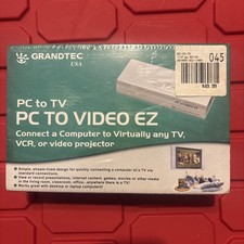 GRANDTEC PC TO VIDEO COMPONENT GXP-2000  VGA TO TV/CRT CONVERTER W/REMOTE (G2) picture