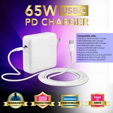 65W USB-C AC Power Adapter Charger For Dell XPS 12 9250 13 9350 9360 9365 9370 picture