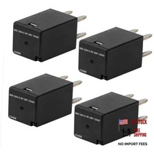 4 Pack 303-1AH-C-R1-U01-12VDC Automotive Relay with 4 Pins, 20 Amp 12V SPNO picture