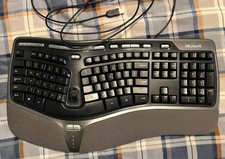 Microsoft Natural Ergonomic Keyboard 4000 USB - Cleaned Tested Working picture