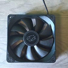 iBUYPOWER 12V 0.2A 4-Pin Case Fan Black Plastic Universal for PC Case picture