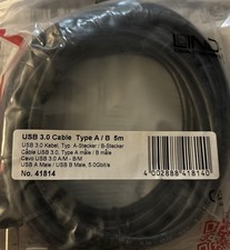 LINDY USB 3.0 cable type A/B 5m  picture
