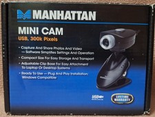 Manhattan MINI CAM USB, 300K Pixels Plug and Play Camera,  Manual & Software picture