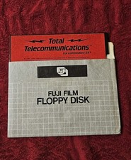 Total Telecommunications For Commodore 64 TeleLearning Systems 5 1/4 Floppy Disk picture