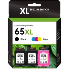 65XL Ink Cartridge Printer For HP 65 65 XL ENVY 5000 5052 5055 Deskjet 2600 2652 picture