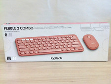 Logitech Pebble 2 Wireless Bluetooth Keyboard Mouse Combo Tonal Rose 920-012199 picture