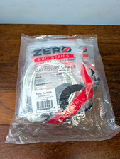 Zero Pro Series Mini Cat6a Ethernet Patch Cable 3 ft White Booted pack of 10 picture