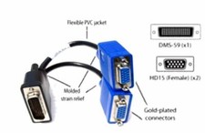 DUAL VGA✔️Ports Adapter (Female)✔️DMS-59 to two VGA Outputs✔️HP Dell All brands picture