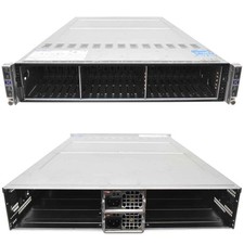 Nutanix 4 Node Server NXS2U4NS24G600 No Node 2x PSU 2090W CSE-217B 24x SFF 2.5 picture