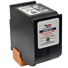 IXINK357 Standard HighYield USPS Fluorescent Red Printer Ink Cartridge picture