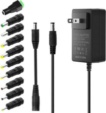 9V 2A Power Adapter DC 9V Power Cord Universal Power Supply AC 100-240V to DC 9 picture