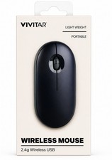Wireless Travel Mouse 2.4GHz USB Portable Laptop PC Mac Vivitar New picture