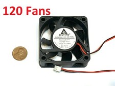 120 pieces  Computer case 2Pin 6025 DC Fan 12V 6cm 60x60x25mm Motor Cooling C38 picture