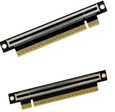 PCIe5.0 X16 PCI-E 164pin Gen5 Right Angle Reverse 90 Riser Adapter for 1U,2U picture