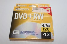Memorex DVD RAM 4.7GB Single Side Rewritable Video Recording 120 Minute 3 Pack picture