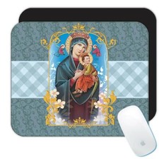 Gift Mousepad : Our Lady of Perpetual Help Catholic Religious Virgin Saint Mary picture