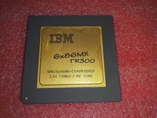 Vintage IBM Cyrix Socket 7 6x86MX PR300 CPU Processor 225MHz 2.9V GOLD TOP picture