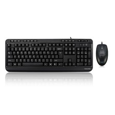 Adesso AKB-132CB Desktop Multimedia Keyboard and Optical Mouse Combo Wired USB picture