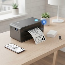 High-Speed Thermal Shipping Label Printer 4x6 - Ink-Free & Wireless Connectivity picture