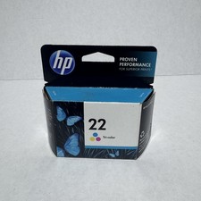 Genuine HP 22 Tri-Color Ink Cartridges C9352AN Date:  2013-2014 picture