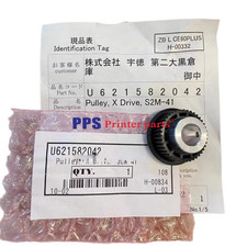 Original New Graphtec CE6000 X Drive PULLEY S2M-41 / Paper Feed Shaft Black Gear picture