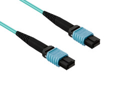 1m OM4 MTP TO MTP 12 Fibers Corning Fiber Trunk Cable Type B Multimode 50/125... picture