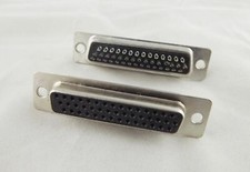 10x D-SUB 44 Pin DB44 Female Jack Solder Type Straight Adapter Connector 3 Rows picture