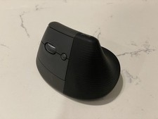 Logitech Lift Vertical Ergonomic Mouse, Bluetooth or Logi USB Receiver, Graphite picture
