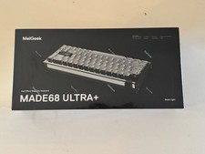 MelGeek MADE68 Ultra+ 65% Wired Magnetic Gaming Keyboard - Black/White picture