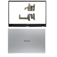 New Silver Back Cover+Front Bezel+Hinges For ASUS VivoBook X512 X512U V5000F Top picture