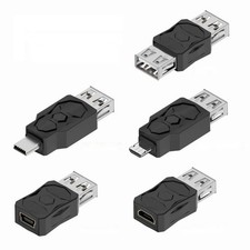 chenyang 5 Pack USB 2.0 Connector Female - Mini - Micro 5 PACK  picture