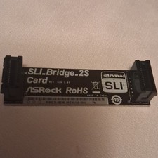 NVIDIA SLI Bridge SLI_Bridge_2S 80-CXG1S0-1D01 OEM Cable Connector Unused picture