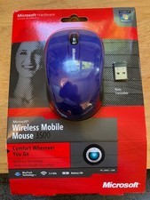 Microsoft Wireless Mobile Mouse 3500 BlueTrack (BLUE) - NEW SEALED IN BOX picture