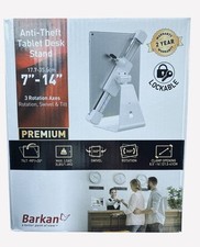 Barkan Lockable Tablet Mount Holder for 7”-14” Devices Desk Stand Anti-Theft New picture