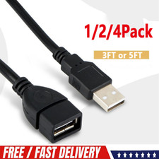 High-Speed USB to USB Extension Cable USB 2.0 Adapter Extender Cord Male/Female picture