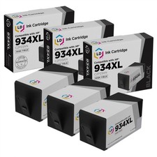 Compatible Replacement for HP 934XL C2P23AN HY 934XL Ink Cartridges (Blk, 3-Pk) picture