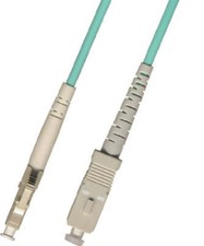 1M 10GB Multimode Simplex Fiber Optic Cable 50/125 LC SC Patch Cable Patch Cord picture