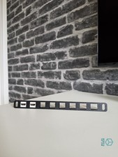 10 Inch Rack Mount Patch Panel 0.5U Keystone Blank Black picture