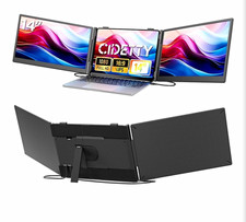 CIDETTY 14 in Triple Portable Monitor Extender IPS Ultra Thin 1080p USB-C HDMI picture
